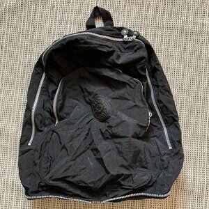 Kipling Earnest Packable Backpack - ~15l, Black